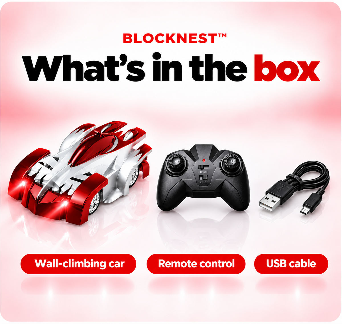 BlockNest GRAVIX RC Hyper Car